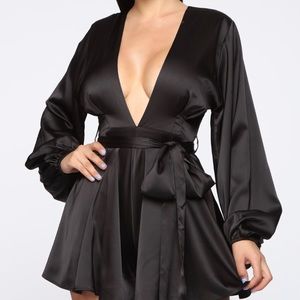 Satin romper